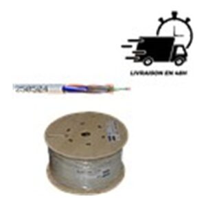 CABLE RESEAU UTP CAT6 RESIDENTIEL LSZH 500M BLANC